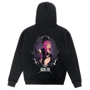 Villain of Your Dreams Tour Hoodie Black Size Large+ - Naomi Jon